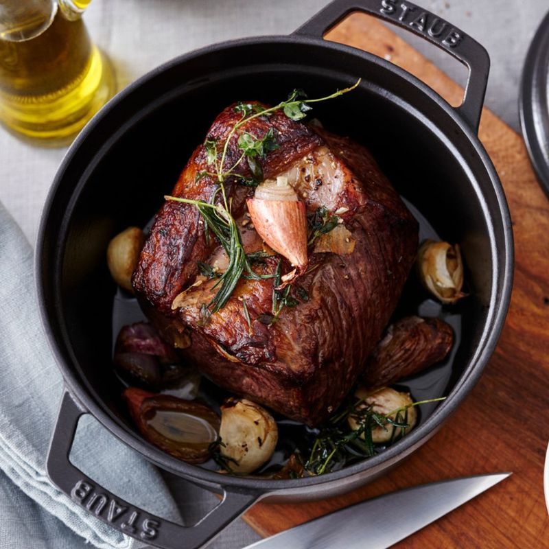 Rôti de bœuf confit d'exception