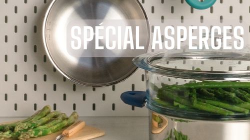 RECETTES / SPÉCIAL ASPERGES - Risotto, crème et salade