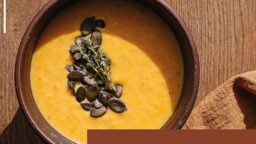 RECETTES - Velouté de potimarron au lait de coco & 4 épices