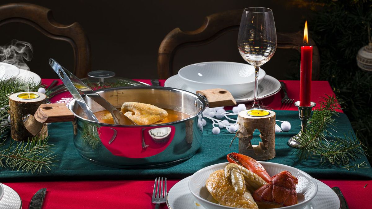Délice terre-mer : Pintade et Homard x Cristel