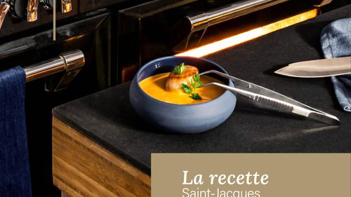 RECETTES - Saint-Jacques en émulsion de lait de coco et de curry