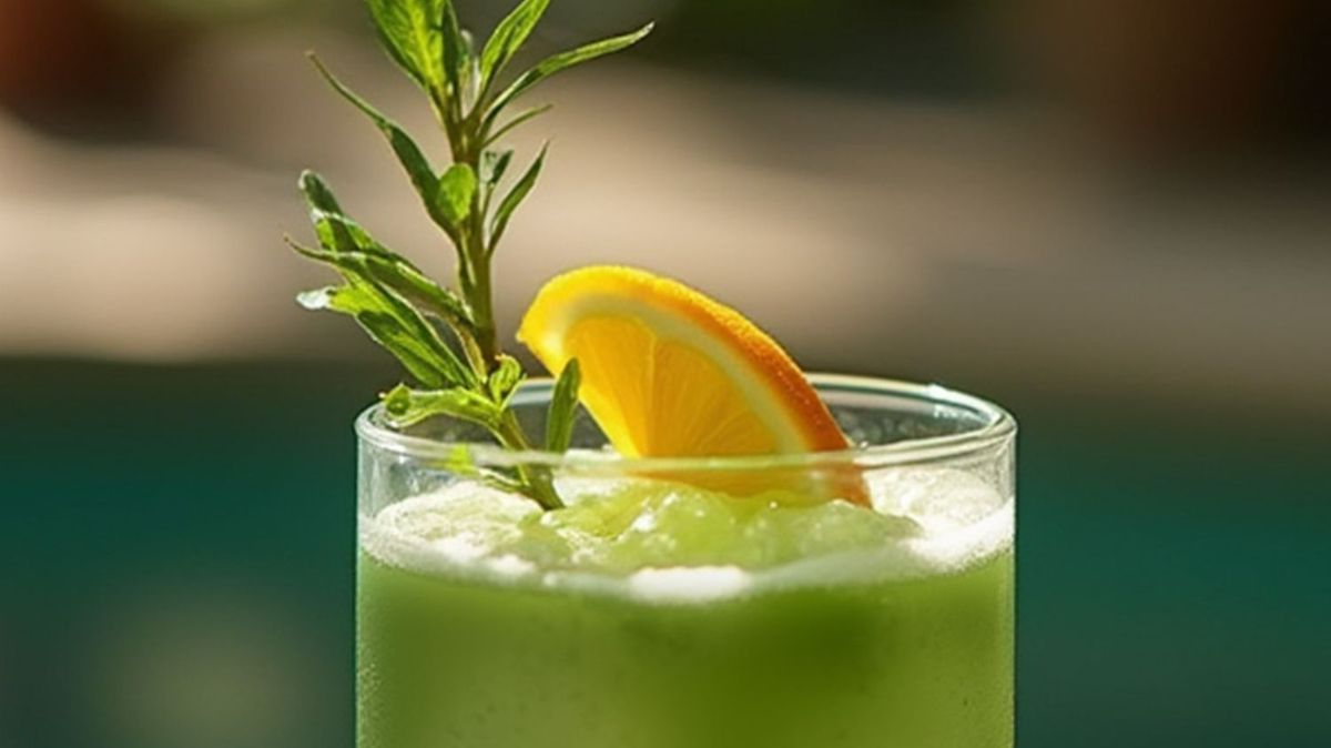 Mocktail : Matcha & Yuzu