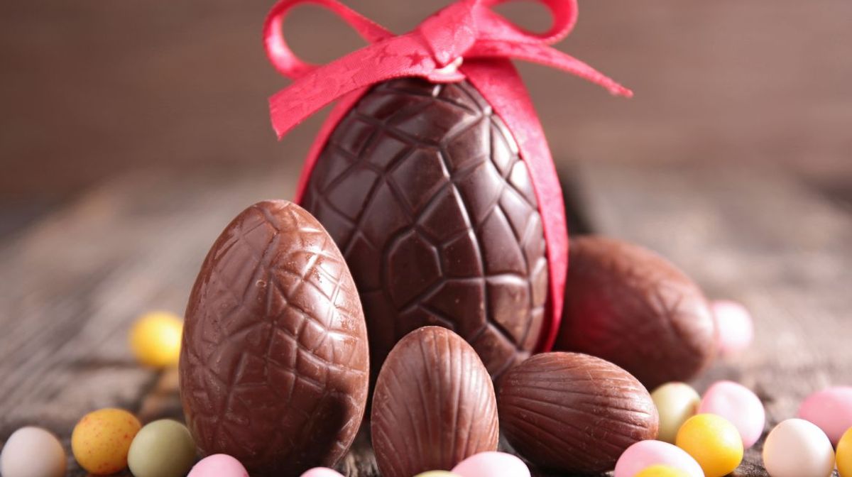 Oeufs de Pâques en chocolat