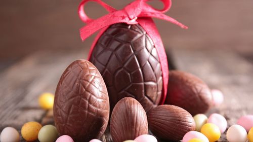 Oeufs de Pâques en chocolat