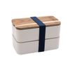 Bento et lunch bag 11H58 - Blanc - Visuel 1