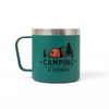 Mug inox BEAVER bleu canard 350 ml - Visuel 0