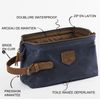 Grande trousse de toilette bleu marine - Visuel 1