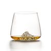 Set de 2 verres à whisky TOPOGRAPHIC Mont Blanc et Everest - Visuel 2