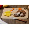 Couteau à steak bois de hêtre lame 11 cm lisse - Visuel 3
