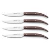 Coffret 4 couteaux à steak THE ORIGIN 1734 manche bois palissandre 11 cm lisse - Visuel 0