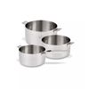 Série de 3 casseroles en inox Evolution avec poignée - Visuel 2