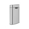 Poubelle Touch Bin New 40 L Inox Mat - Visuel 1