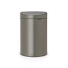 Poubelle Touch Bin New 40 L Platinium - Visuel 0