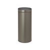 Poubelle Touch Bin New 30L Platinium - Visuel 0