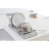 Egouttoir à vaisselle compact Sink Side gris clair - Visuel 1