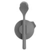 Brosse à vaisselle avec support ventouse gris - Visuel 0