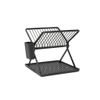 Egouttoir à vaisselle pliable 13 assiettes gris foncé - Visuel 0