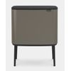 Poubelle Bo Touch bin 11+23L Platinium - Visuel 0