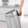 Poubelle Touch Bin 30 L Fingerprint proof Matt Steel - Visuel 3