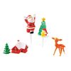 Décoration gâteau Scrapcooking pour gateau de Noel x4 - Visuel 0