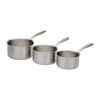 Lot 3 casseroles inox 16, 18 et 20cm - Visuel 0