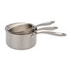 Lot 3 casseroles inox 16, 18 et 20cm - Visuel 1