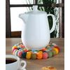 Dessous de plat en laine Lana multicolore - Visuel 3