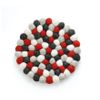 Sous-Verre Lana Rosso rond - Visuel 1