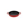 Poêle à frire Sous-Chef en fonte 100% recyclée rouge 24 cm - Visuel 1