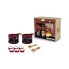 Coffret raclette à la bougie LUMI 2 personnes flamme terracotta - Visuel 1