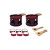 Coffret raclette à la bougie LUMI 2 personnes flamme terracotta - Visuel 2