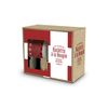 Coffret raclette à la bougie LUMI 2 personnes croix rouge - Visuel 0
