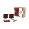 Coffret raclette à la bougie LUMI 2 personnes croix rouge - Visuel 1