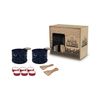 Coffret raclette à la bougie LUMI 2 personnes géométrie noir - Visuel 1