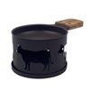 Coffret raclette à la bougie LUMI 2 personnes vache taupe - Visuel 3