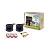Coffret raclette à la bougie LUMI 2 personnes vache taupe - Visuel 1