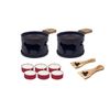 Coffret raclette à la bougie LUMI 2 personnes vache taupe - Visuel 2