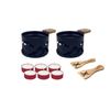 Coffret raclette à la bougie LUMI 2 personnes montagne noire - Visuel 2