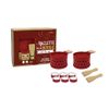 Coffret raclette à la bougie LUMI 2 personnes C'est la vie rouge - Visuel 1