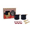 Coffret raclette à la bougie LUMI 2 personnes J'peux pas, j'ai raclette... - Visuel 0