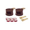 Coffret raclette à la bougie LUMI 2 personnes Vache - Visuel 2