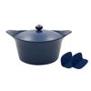 Cocotte 28 cm bleu - Visuel 1