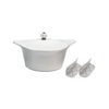 Cocotte 24 cm blanc - Visuel 1
