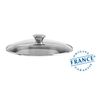 Couvercle en verre bombé Cookway Master inox 28cm - Visuel 0