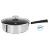 Sauteuse inox avec anti-adhérent Exceliss - Mutine fixe Noir 26cm - Visuel 1