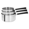 Série de 3 casseroles Mutine poignées fixes - Visuel 0