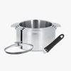 Série de 3 casseroles amovibles Casteline + Poignée Mutine Evolution 2.0 Noire + couvercle 20cm - Visuel 1