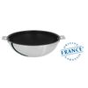 Wok inox anti-adhérent Exceliss Casteline amovible 28cm - Visuel 0