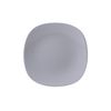 Assiette plate Square gris clair