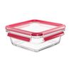 Boite Clip&Close verre carrée 0,8 L - Visuel 0